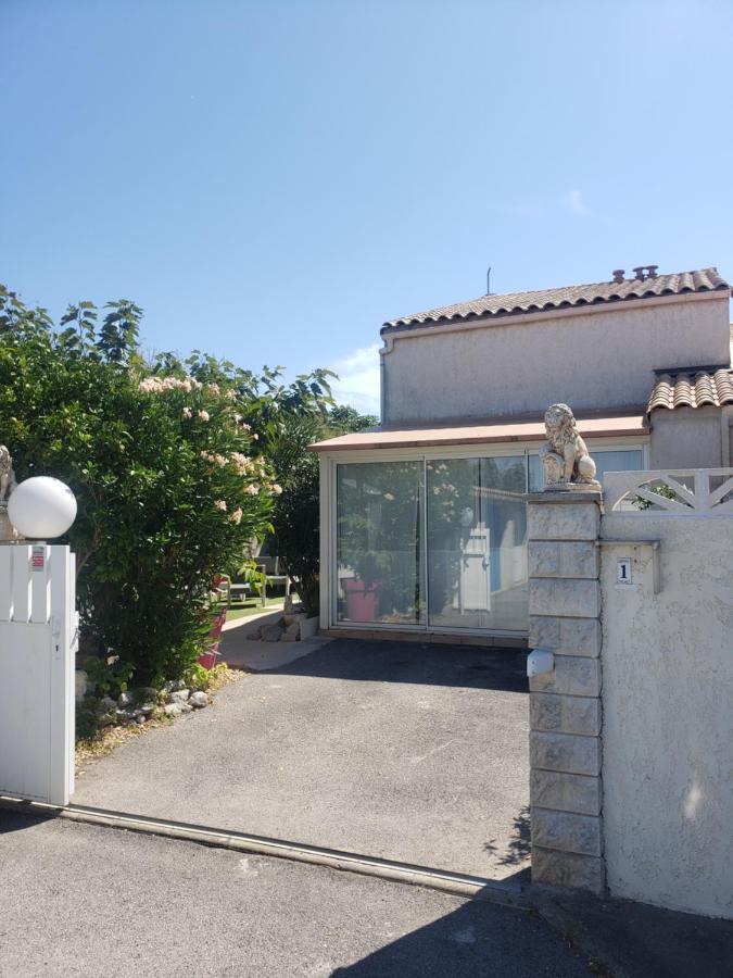 Reve Bleu, Maison T3 Frontignan Plage Avec Jardin, Mer A 250M, Clim & Parking Exterior photo